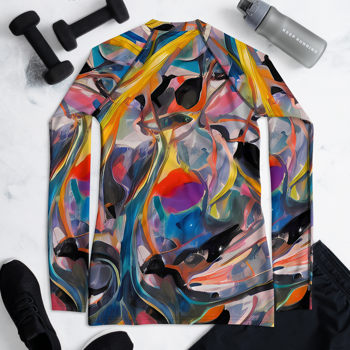 Women's Rash Guard - Brazen Rhapsody