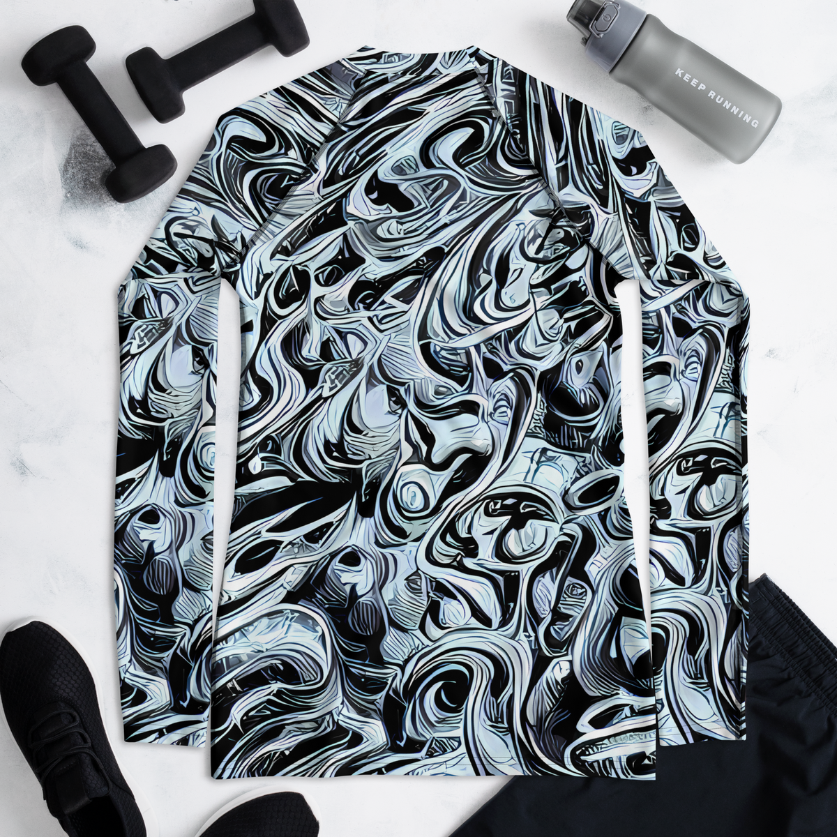 Women's Rash Guard - Horkey's Nebula