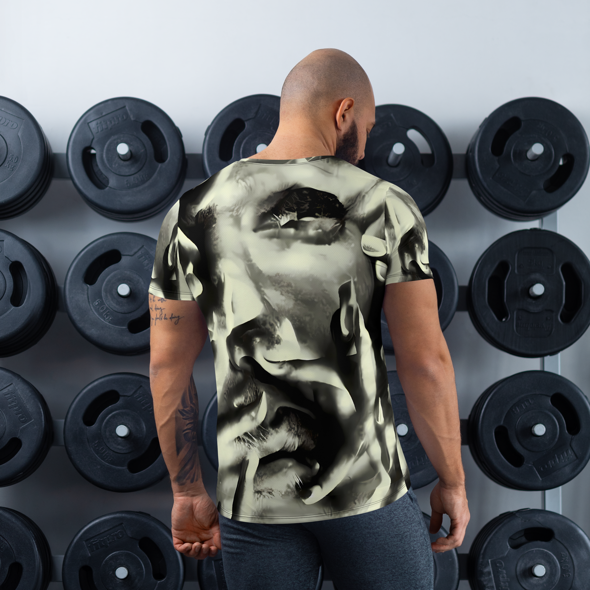 Men's Athletic T-Shirt - Shadowed Mystique
