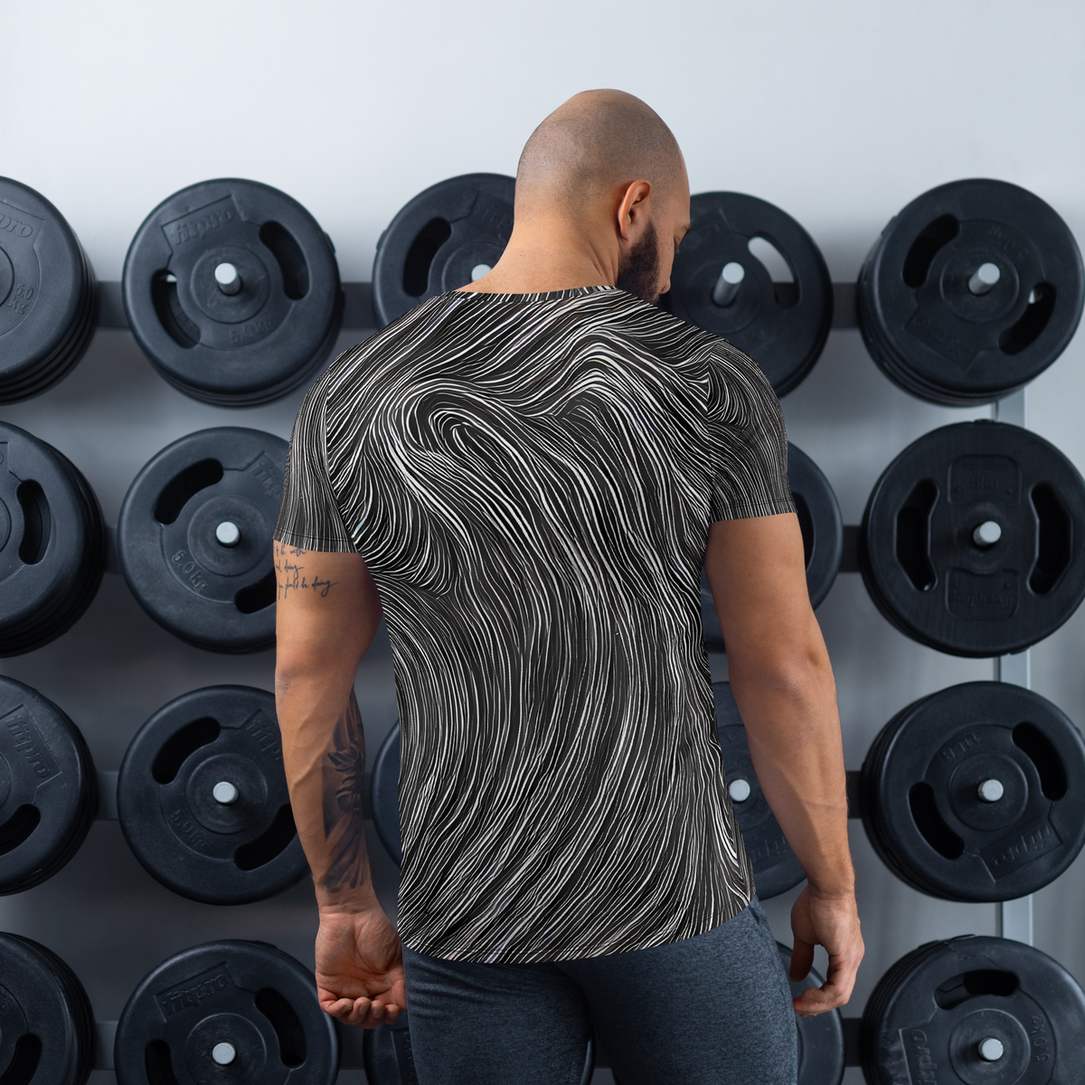Men's Athletic T-Shirt - Wirth Waves
