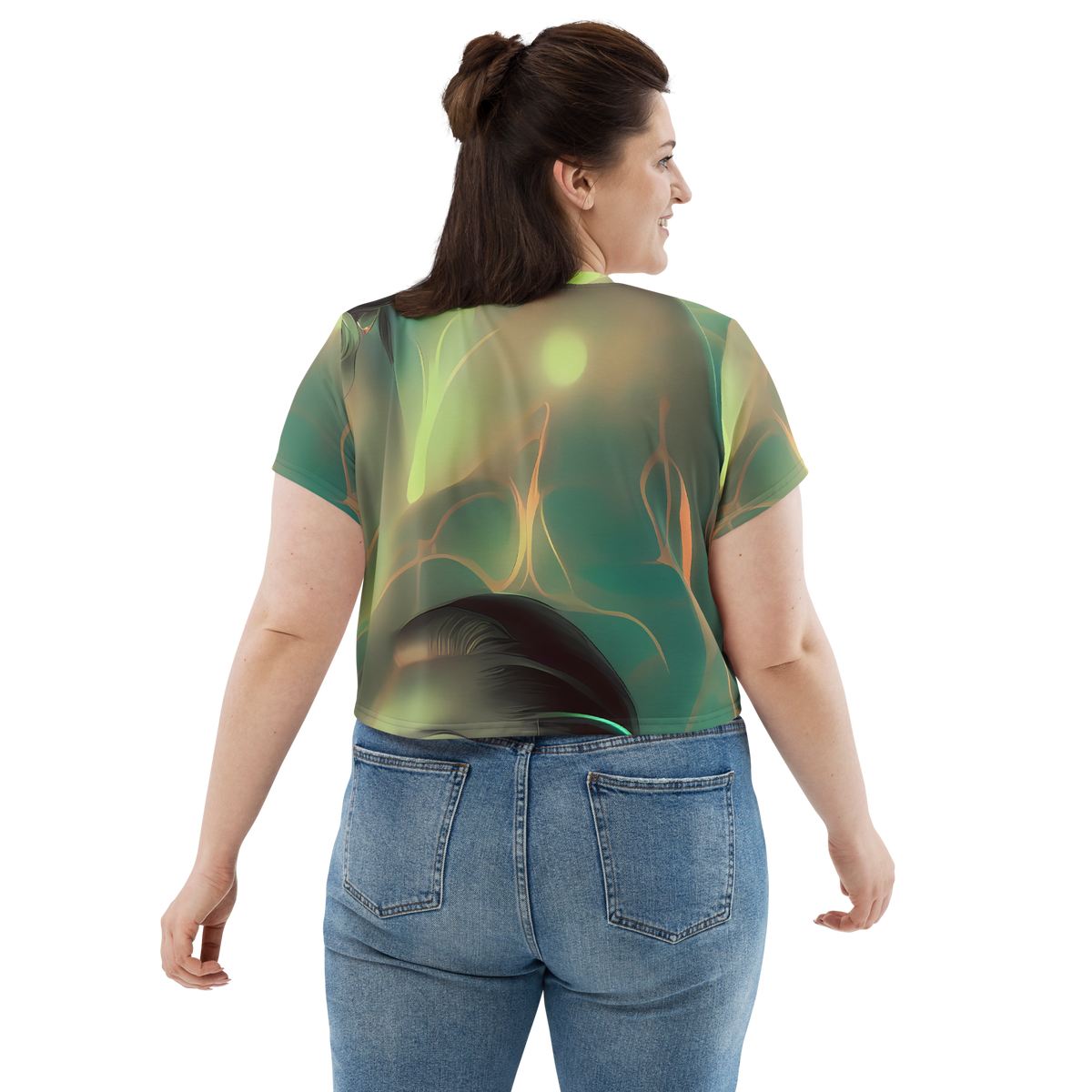 Women's Crop Tee - Spectral Whisper