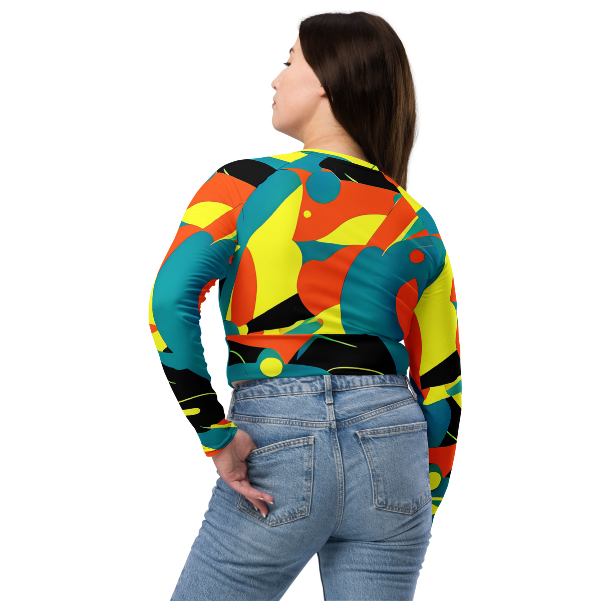 Long Sleeve Crop Top - Gerace Jive