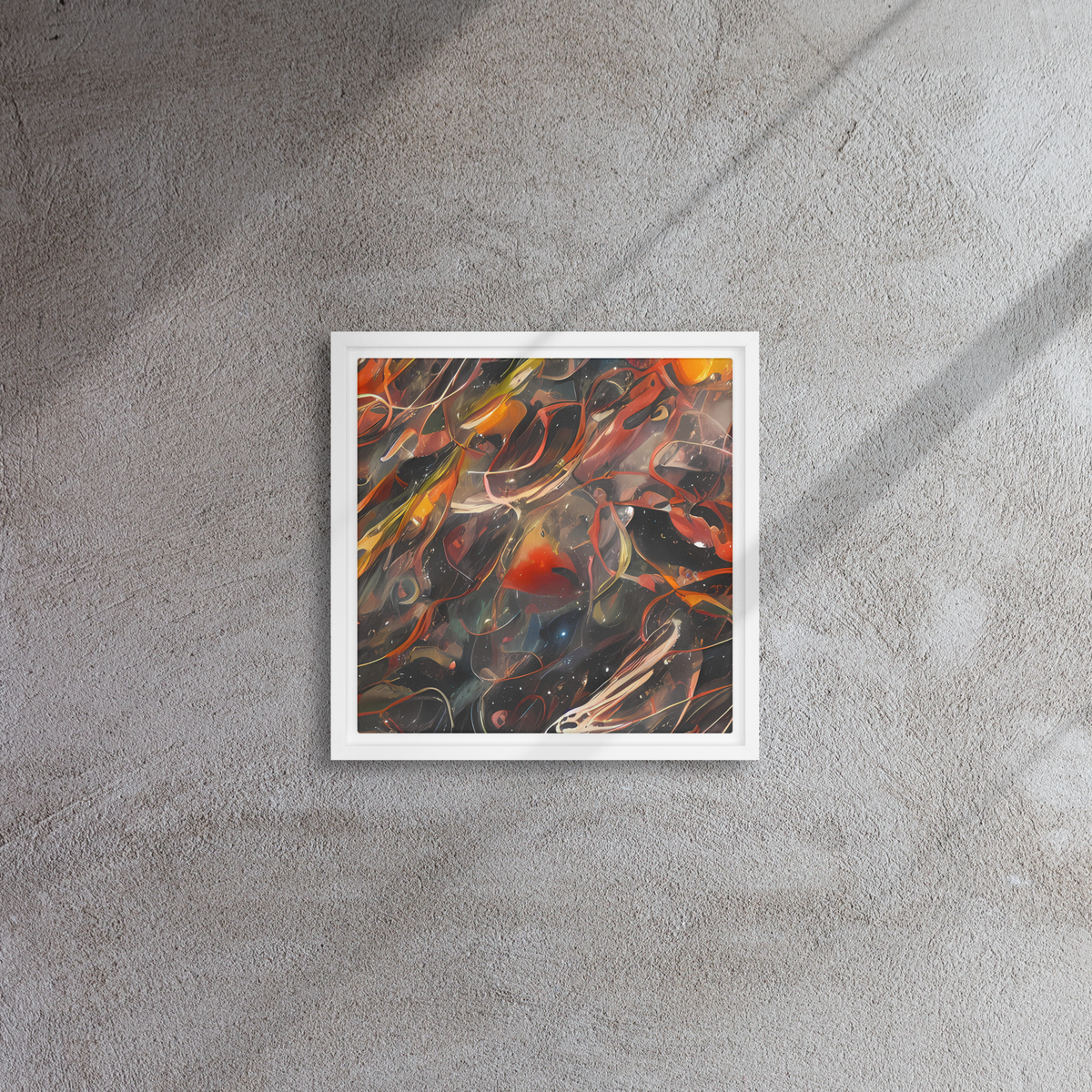 Framed Canvas - Temporal Vortex