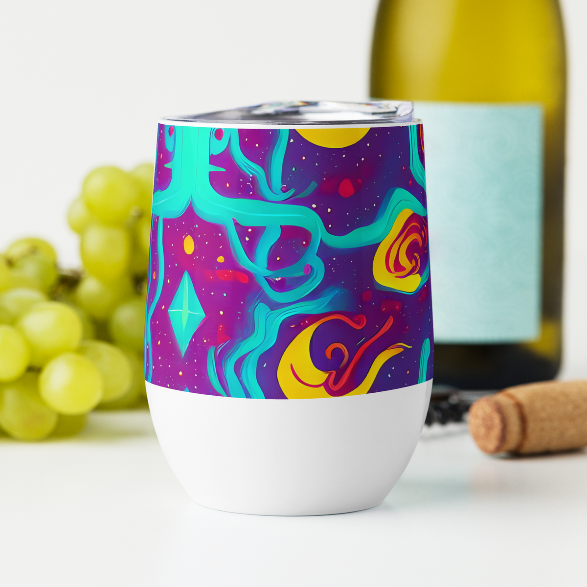 Wine Tumbler - Cosmic Current