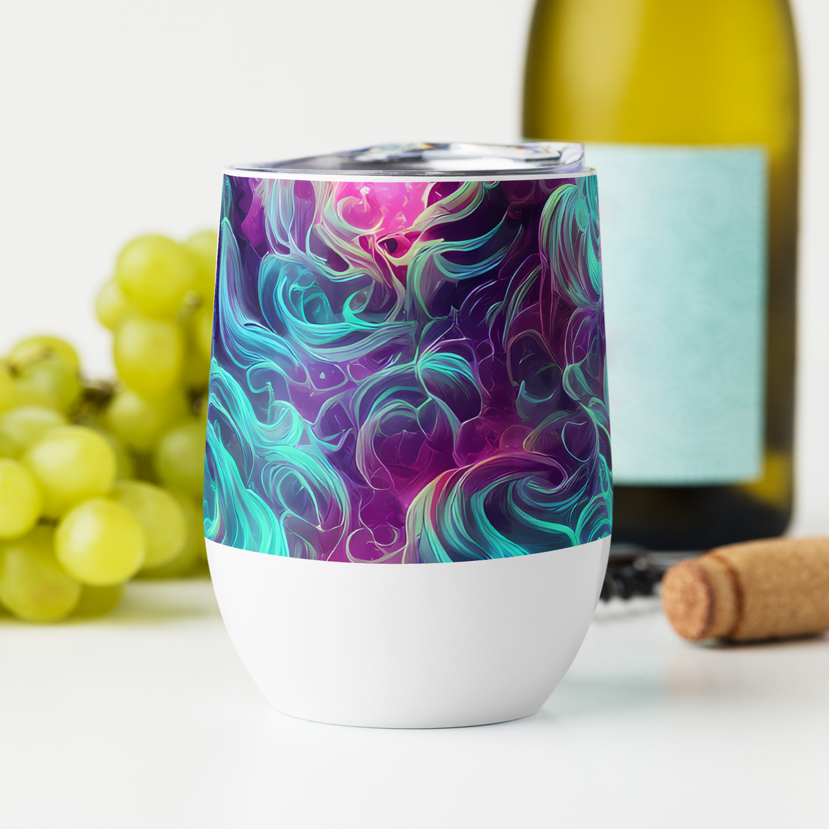 Wine Tumbler - Galactic Bloom