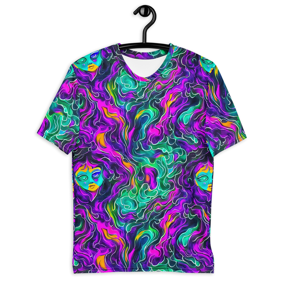 Men's Crew Neck T-Shirt - Vortex Dream
