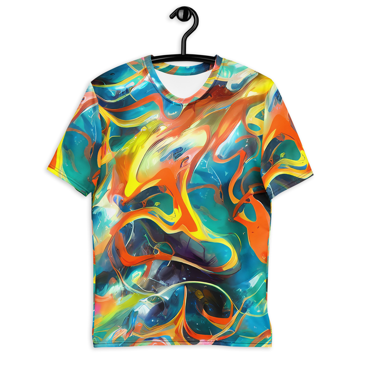 Men's Crew Neck T-Shirt - Cecily’S Swirl