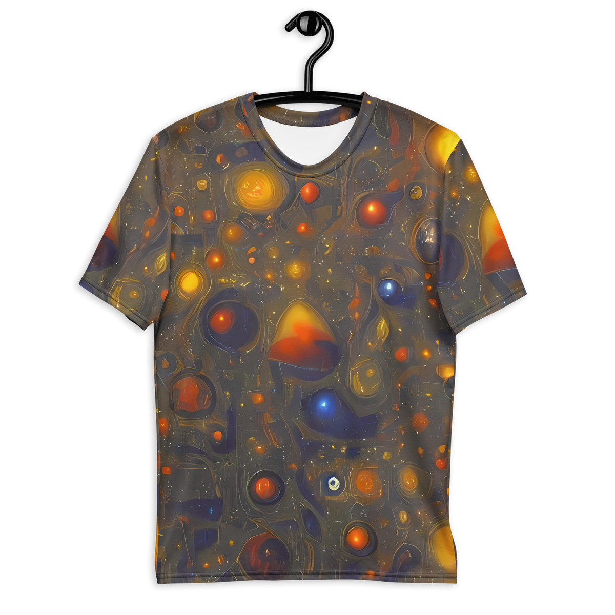 Men's Crew Neck T-Shirt - Chromal Flux