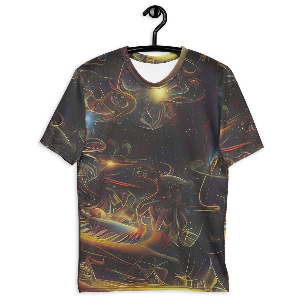 Men's Crew Neck T-Shirt - Galactic Swirl