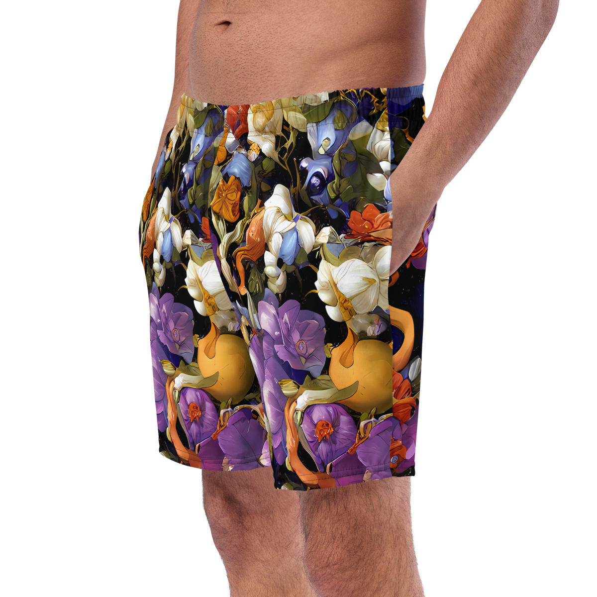 Swim Trunks - Blooming Cosmos