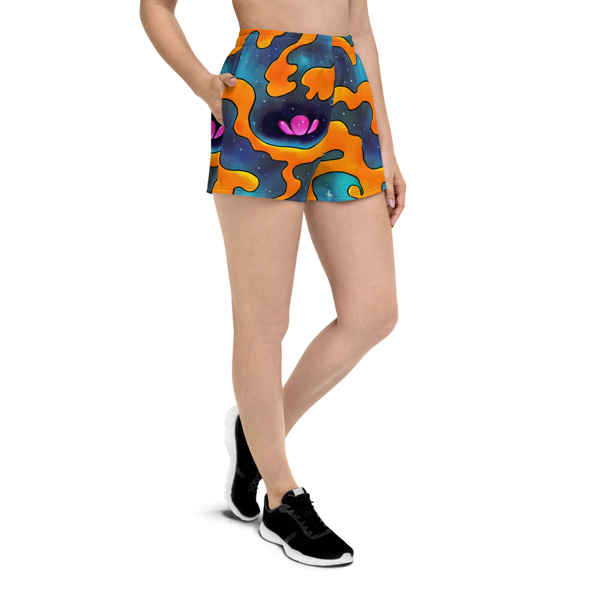 Women’s Athletic Shorts - Criswell Cosmos