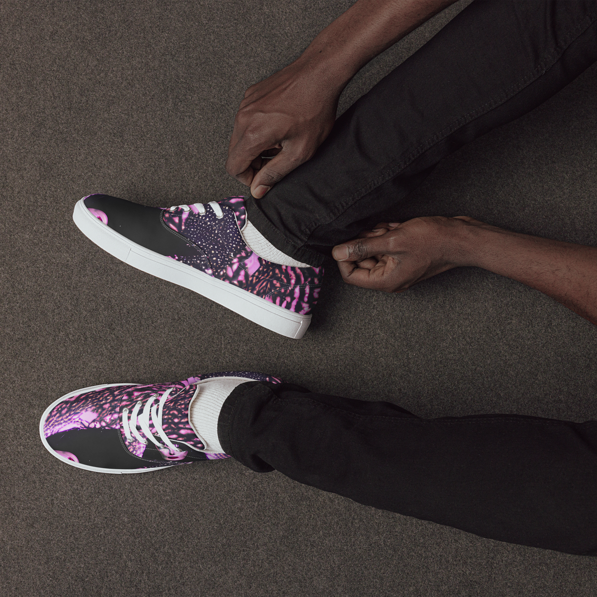 Men's Lace-Up Canvas Shoes - Meryl's Mystery