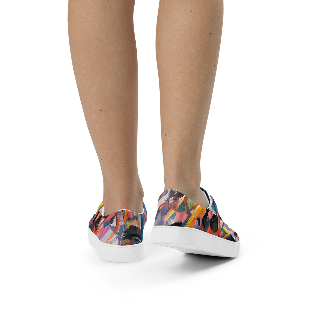 Women's Lace-Up Canvas Shoes - Brazen Rhapsody