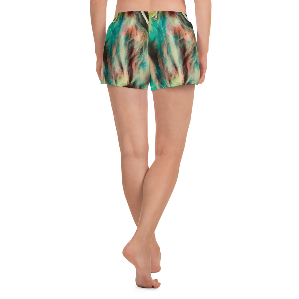 Women’s Athletic Shorts - Enchanted Fusion