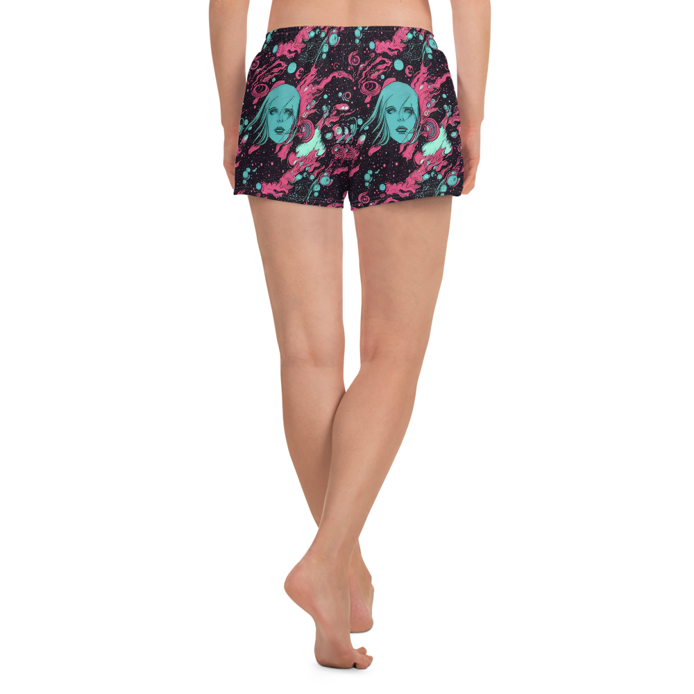 Women’s Athletic Shorts - Spectral Dreamer