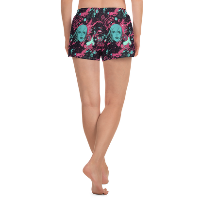 Women’s Athletic Shorts - Spectral Dreamer