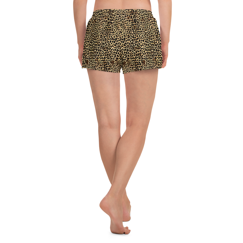 Women’s Athletic Shorts - Cheetah Mosaic