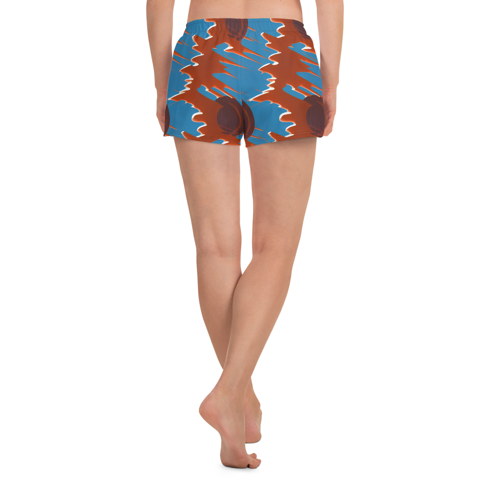 Women’s Athletic Shorts - Desert Vortex