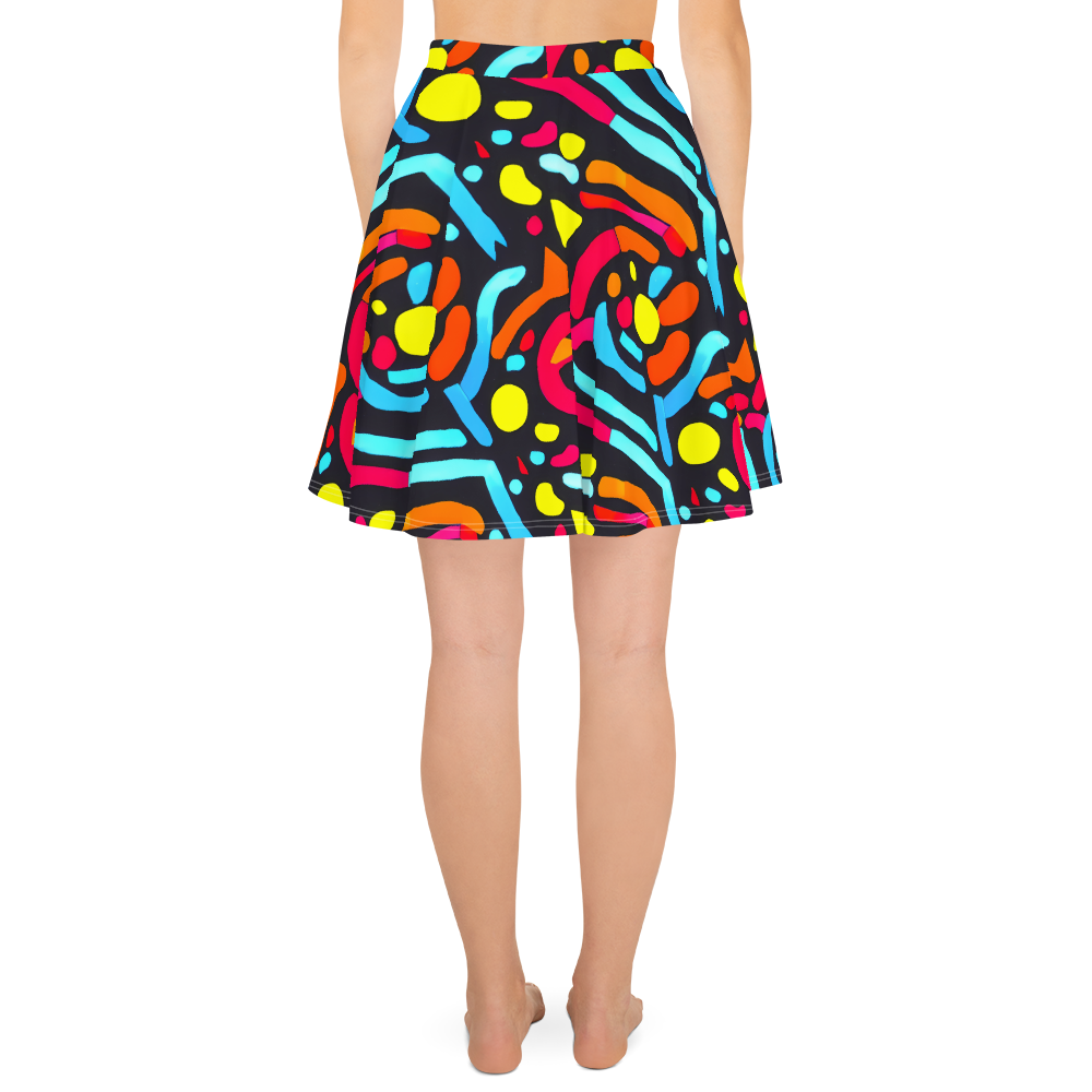 Skater Skirt - Midnight Stream