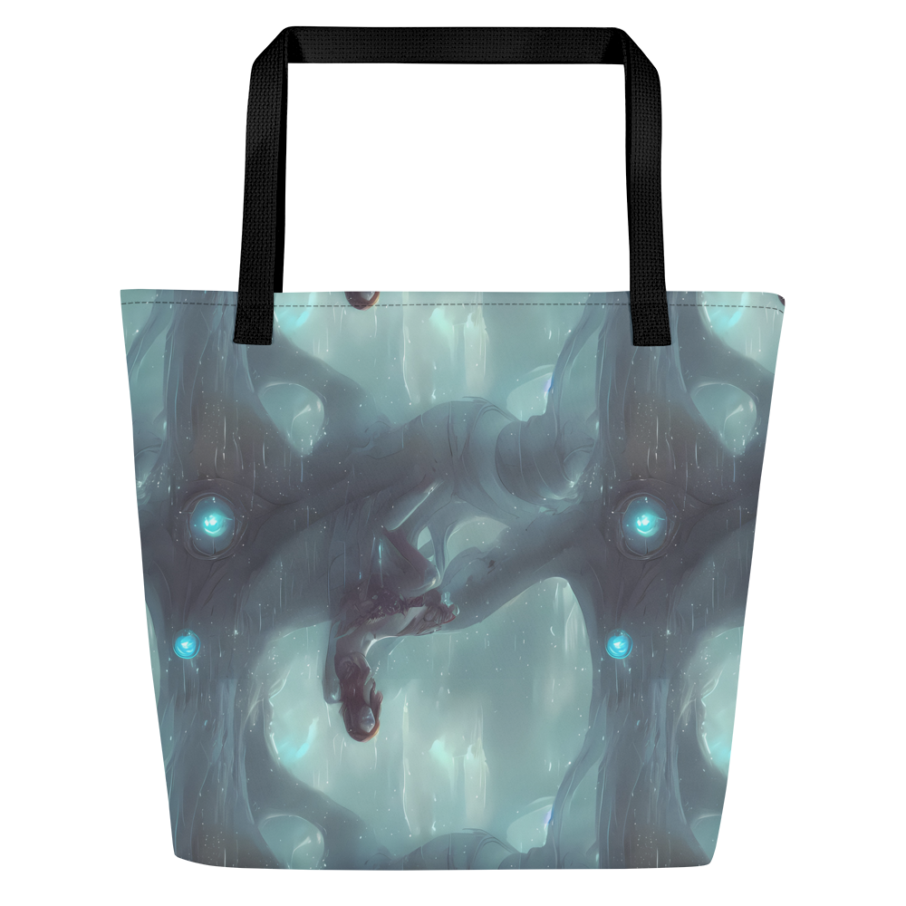 Large Tote Bag w/ Pocket - Liquid Serenity