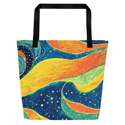 Large Tote Bag w/ Pocket - Celestial Harmony