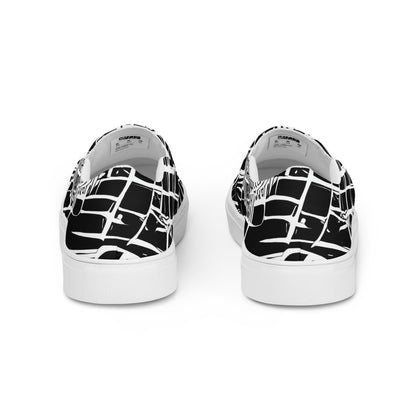 Men's Slip-On Canvas Shoes - List's Labyrinth