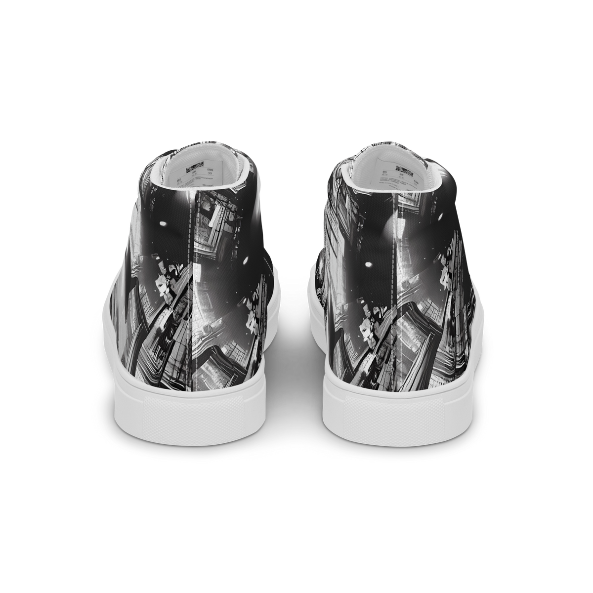 Women's High Top Canvas Shoes - Silent Reflection