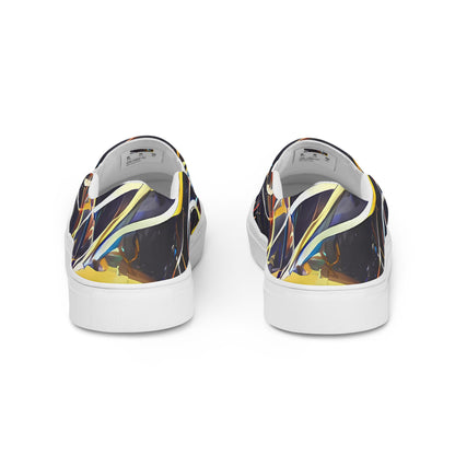 Women's Slip-On Canvas Shoes - Brown Surge