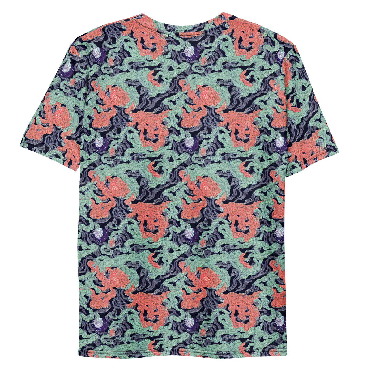 Men's Crew Neck T-Shirt - Cosmic Coral