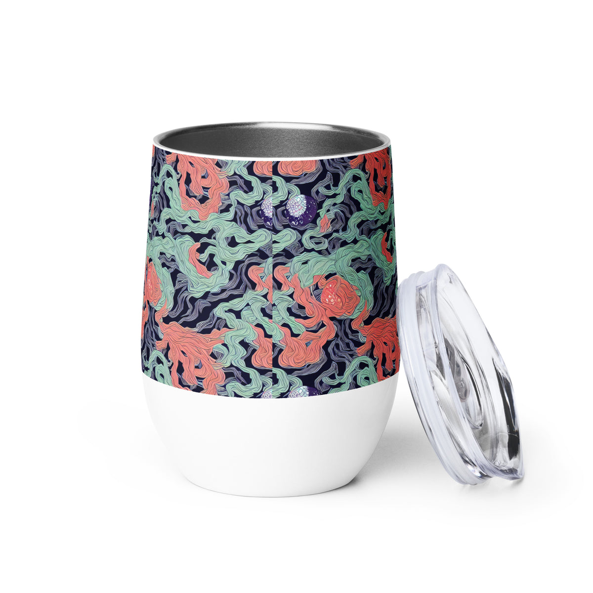 Wine Tumbler - Cosmic Coral