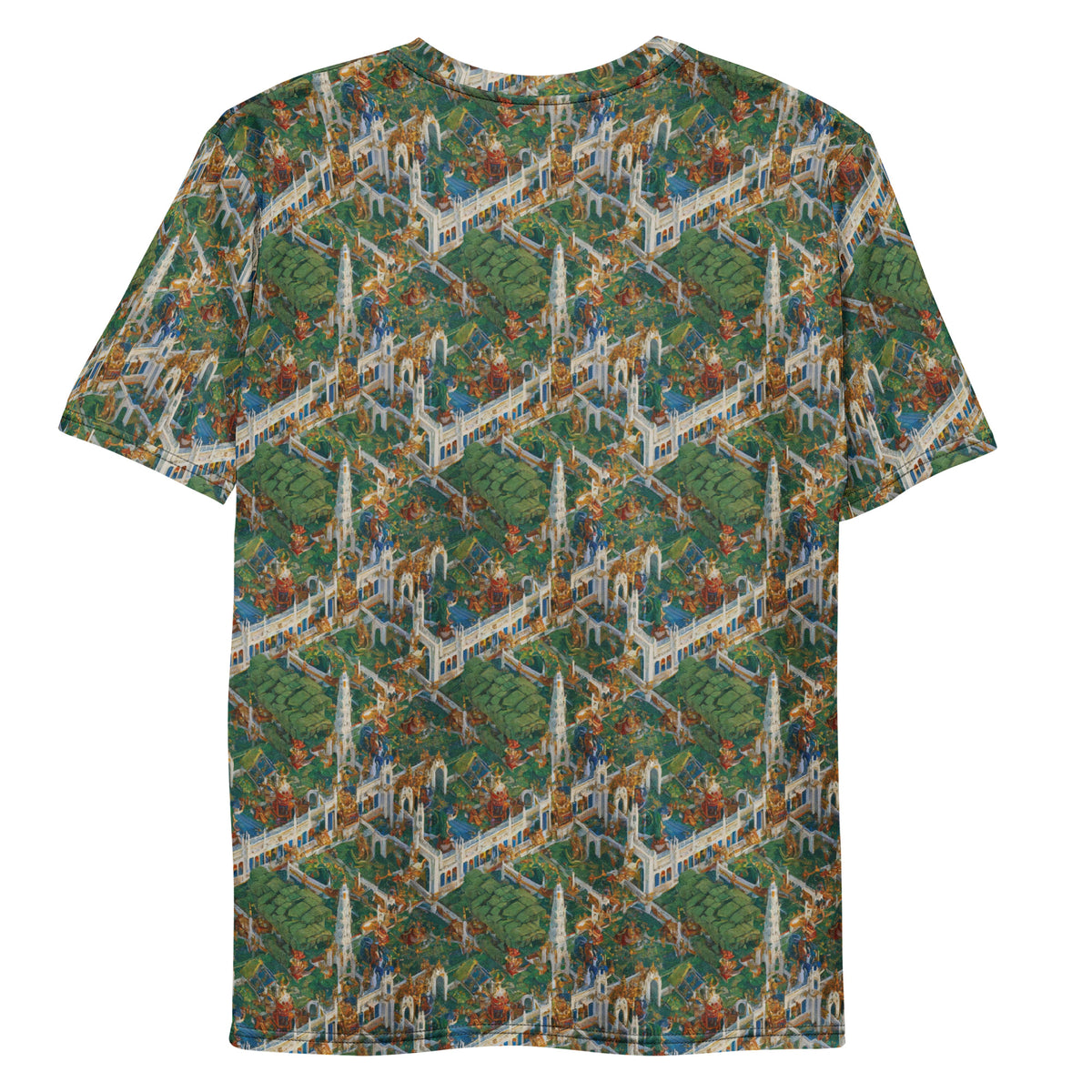Men's Crew Neck T-Shirt - Emerald Dynasty