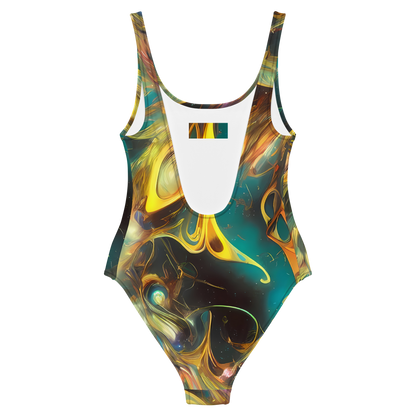 One-Piece Swimsuit - Elegant Whirl