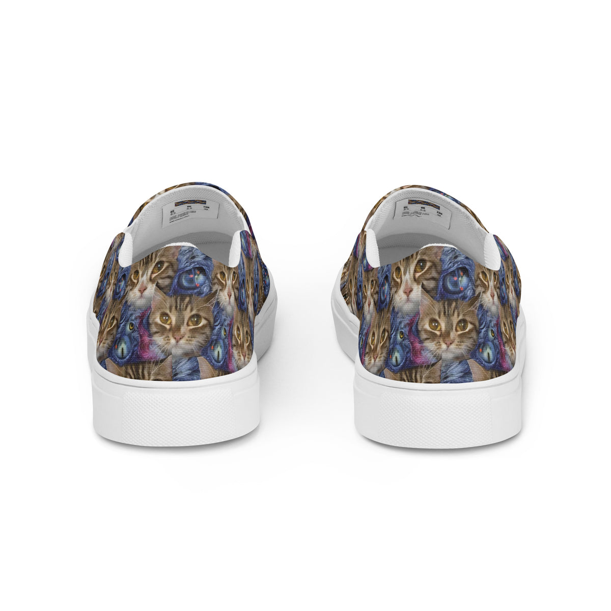 Women's Slip-On Canvas Shoes - Feline Fantasy