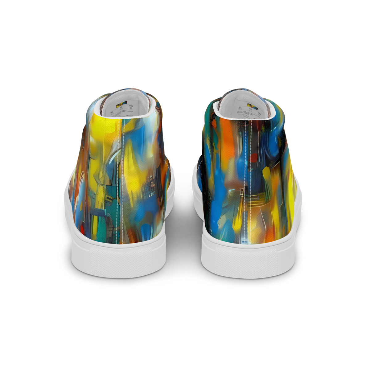 Men's High Top Canvas Shoes - Wallis Warp