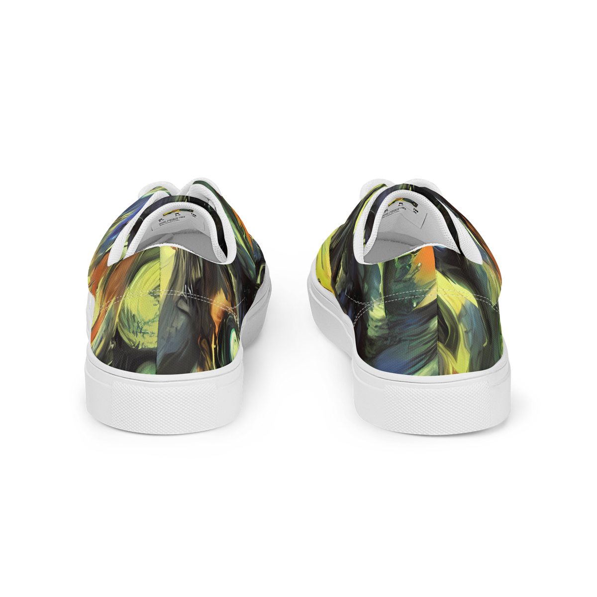 Women's Lace-Up Canvas Shoes - Seve Swirl