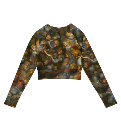 Long Sleeve Crop Top - Cryptic Canvas