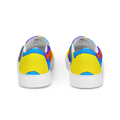 Women's Slip-On Canvas Shoes - Elmyr's Enigma