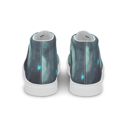 Women's High Top Canvas Shoes - Liquid Serenity