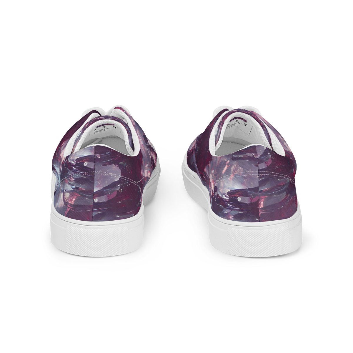 Women's Lace-Up Canvas Shoes - Twilight Fortresses