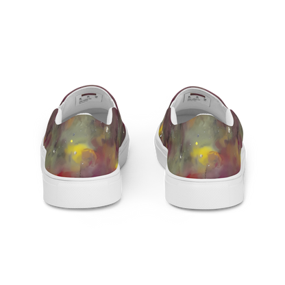 Men's Slip-On Canvas Shoes - Whispers of Autumn