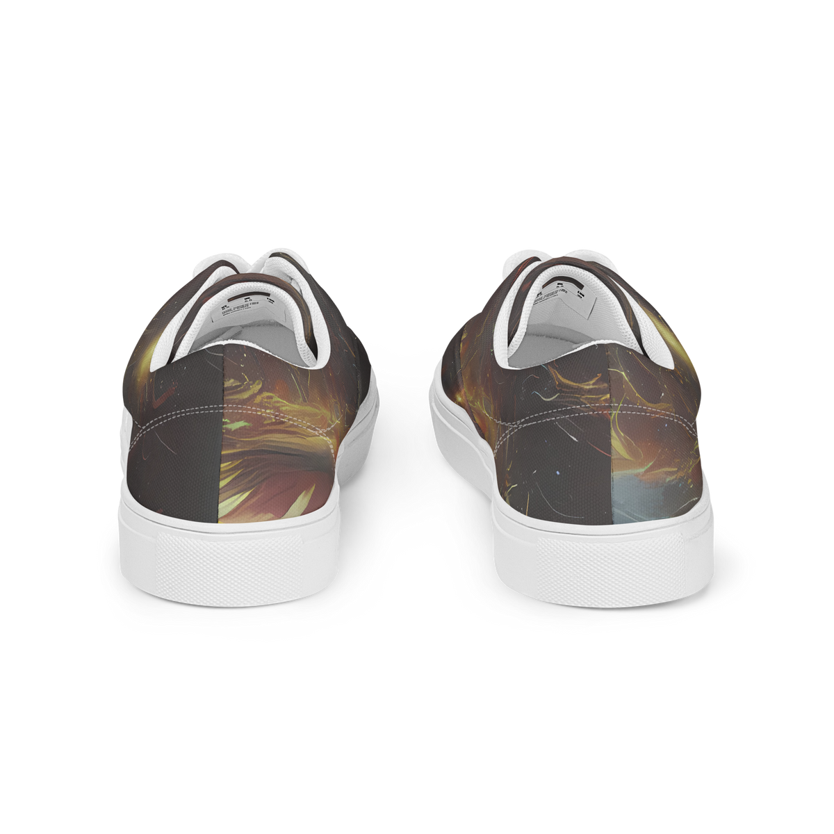 Men's Lace-Up Canvas Shoes - Quantum Illusions