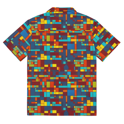 Button Shirt - Astral Grid