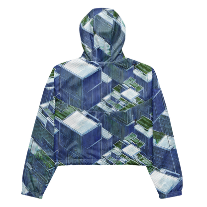 Women's Cropped Windbreaker - Urban Eden