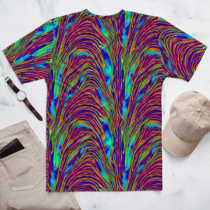 Men's Crew Neck T-Shirt - Lux Waves
