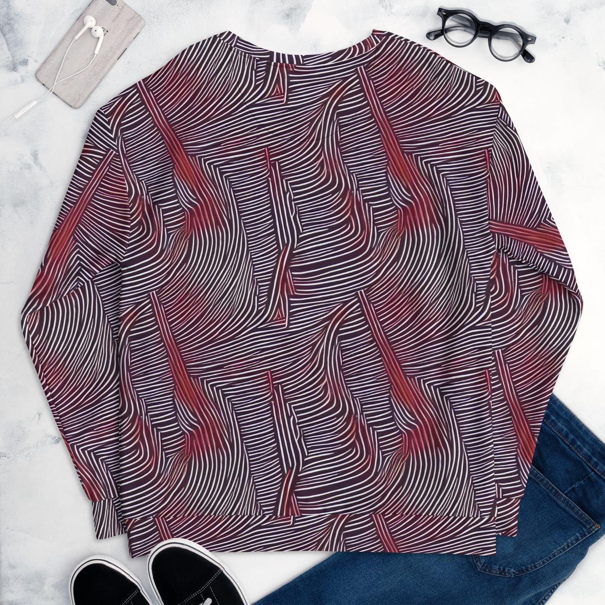 Sweatshirt - Nebula Waves