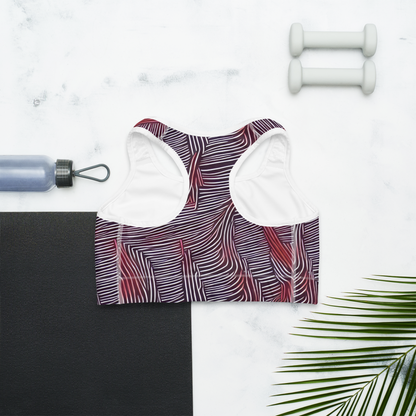 Sports Bra - Nebula Waves