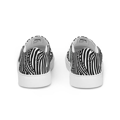 Women's Slip-On Canvas Shoes - Tidal Tangle