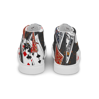 Men's High Top Canvas Shoes - Decked Out Dreams