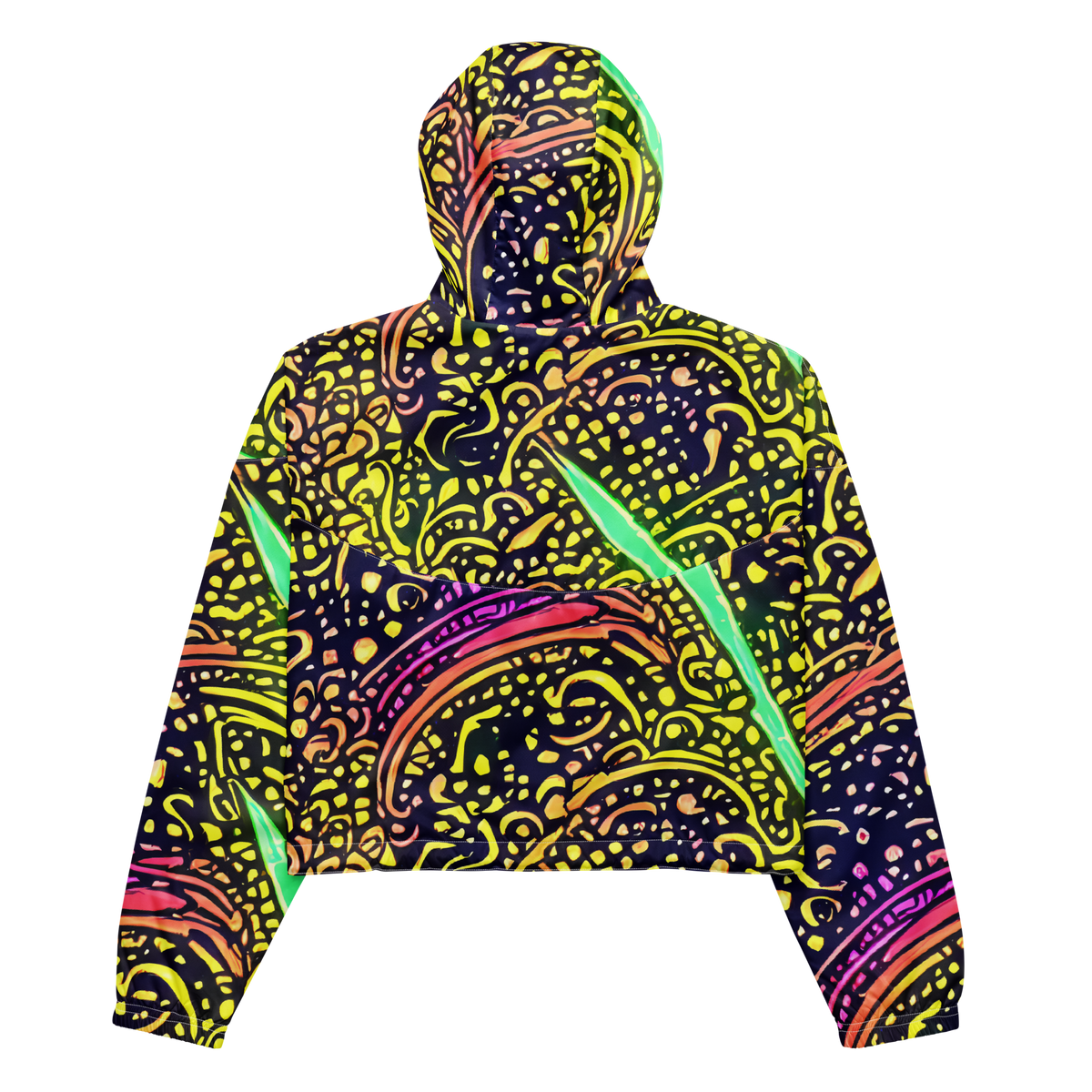 Women's Cropped Windbreaker - Isenbrant Illumination