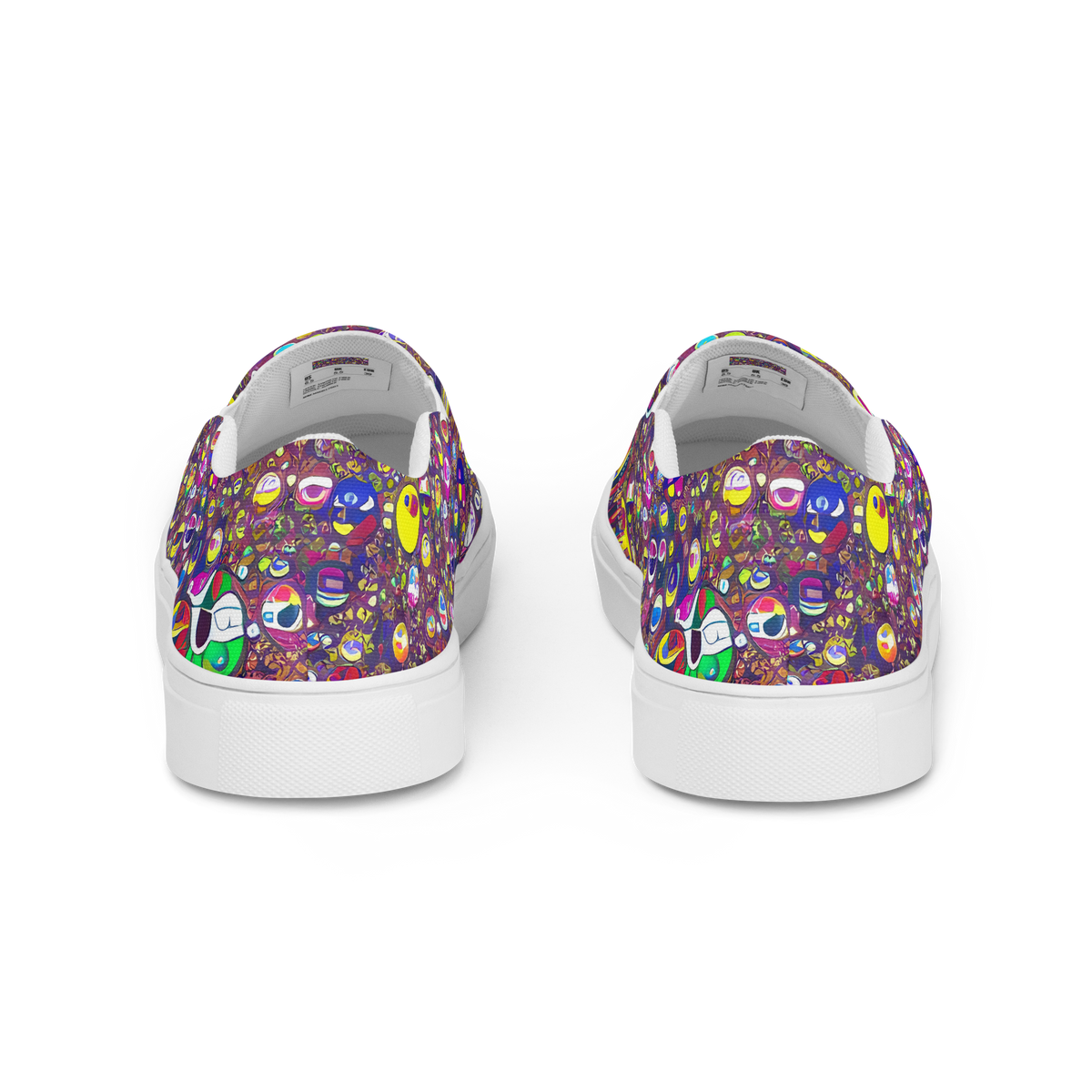 Men's Slip-On Canvas Shoes - Eyes of Enchantment